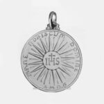 medaglia nome di gesù argento 925