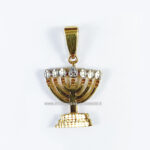 ciondolo menorah oro