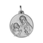 medaglia comunione argento 925