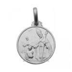 medaglia cresima argento 925