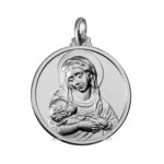 medaglia divina provvidenza argento 925