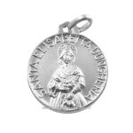 medaglia santa elisabetta d’ungheria argento 925