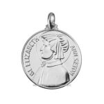medaglia santa elizabeth ann seton argento 925