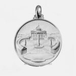 medaglia piazza san pietro argento 925