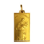 medaglia predica san francesco oro