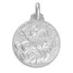 medaglia san giorgio argento 925