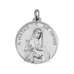 medaglia santa caterina da siena argento
