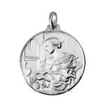 medaglia santa cecilia argento