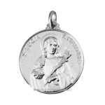medaglia santa lucia argento