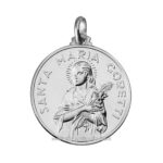 medaglia santa maria goretti argento
