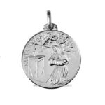 medaglia santa rita argento 925