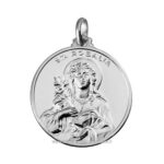 medaglia santa rosalia argento 925