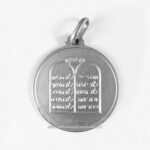 medaglia tavola della legge argento