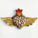 ex voto alato legno